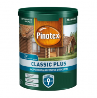 Пропитка-антисептик Pinotex Classic Plus 3в1CLR (база под колеровку)0,9л