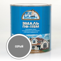 Эксперт Эмаль ПФ-115М гл. серая 0,4 кг /12
