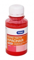 Паста колеровочная "ТекС" универсальная красная (0,5л)/12ТЕКС