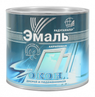 Краска акриловая д/окон, дверей и подоконников (1,9 кг)/6 Радуга