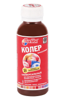 №21, Колер. паста "Палитра"(0.1 л.)темно-коричн./6