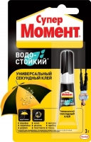 Клей "Супер Момент водостойкий" (3 г.)/12/144 на мульти-карте