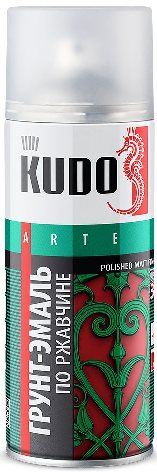 KU-315005 Грунт-эмаль по ржавчине синяя RAL5005 KUDO (520мл)/6