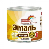 Эмаль ПФ-266 светлый орех (2,7кг)/6 Радуга