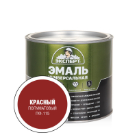 Эксперт Эмаль ПФ-115 п/матовая красная 1,8 кг /6