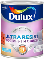  Краска Dulux Ultra Resist Гостиные и офисы BС (9 л)
