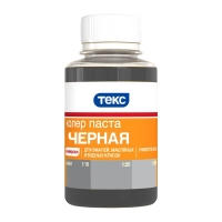 Паста колеровочная "ТекС" универсальная черная (0,5л)/12 ТЕКС