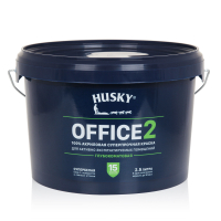 HUSKY OFFICE 2 Акриловая суперпрочная краска база А -20С (2,5л)