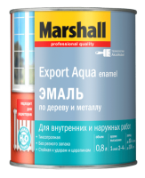Эмаль  МС Export Аква белая п/мат на вод.основе д/дерева и металла  (0,5л)