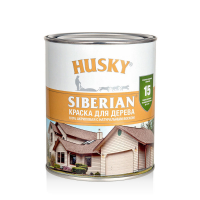 HUSKY SIBERIAN Краска для дерева акриловая Темно-зелёный RAL6020  0,9л/6шт