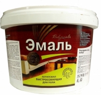 Эмаль акриловая для пола красно-коричневая (1,9кг)/4 Радуга