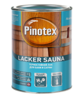 Лак Pinotex LACKER Sauna 20 п/мат. термостойкий лак для бани и сауны2,7л