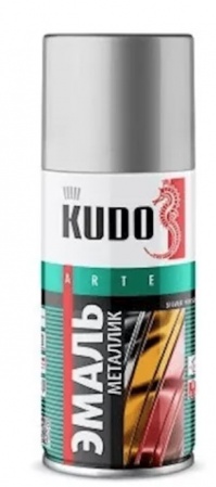 (0,21л) 1026.1 KUDO Эмаль универс.серебро /12