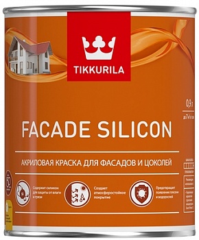 Tikkurila Краска фасадная Facade Silicon VVA гл/мат 0,9л