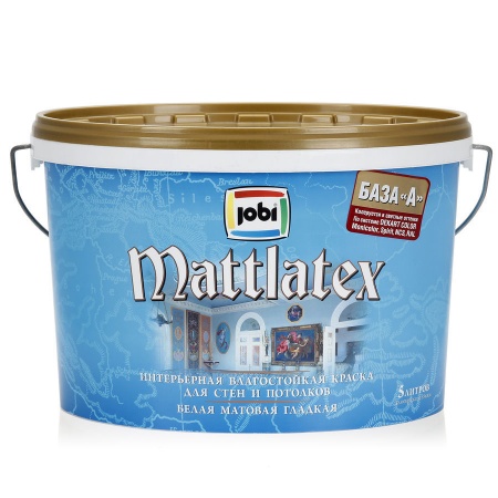 Jobi MATTLATEX О4  Краска влагостойкая (10 л)