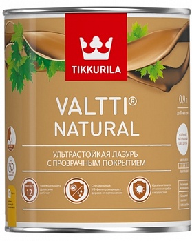Tikkurila Антисептик VALTTI NATURAL лесирующий п/гл 9л