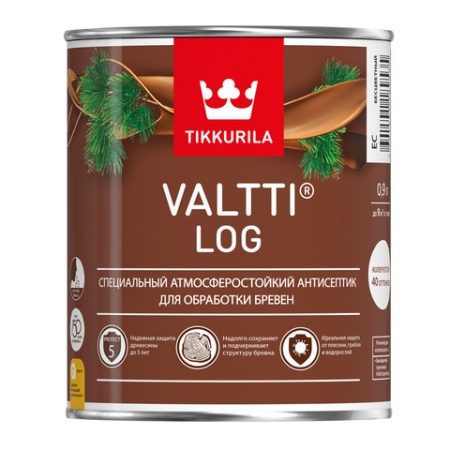 Tikkurila VALTTI LOG матовый антисептик для бревен EC 9 л
