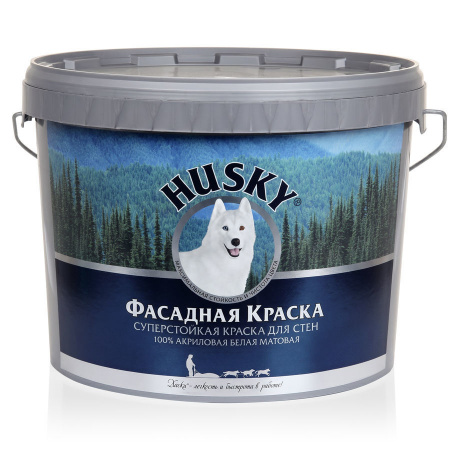 HUSKY SUPER PAINT EXTERIOR Краска фасадная (10л)
