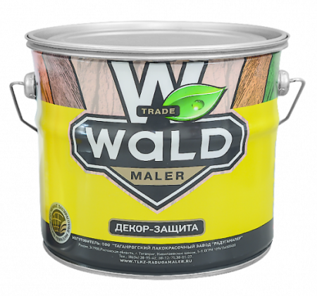 Пропитка защитно-декоративная для древесины рябина (10л) Wald
