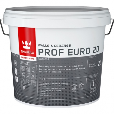 Tikkurila EURO PROF 20 С краска 2,7л