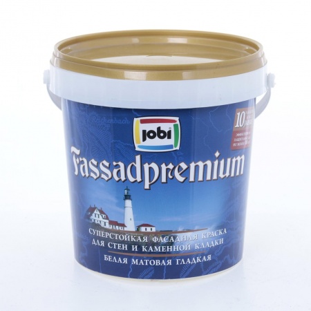 Jobi -20С° FASSADPREMIUM R10 Краска фасадная премиум  база С ( 0,9 л)/6