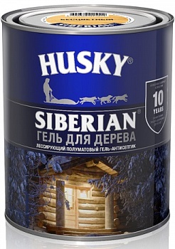 HUSKY SIBERIAN Гель-антисептик полуматовый белый 0,9л/6шт