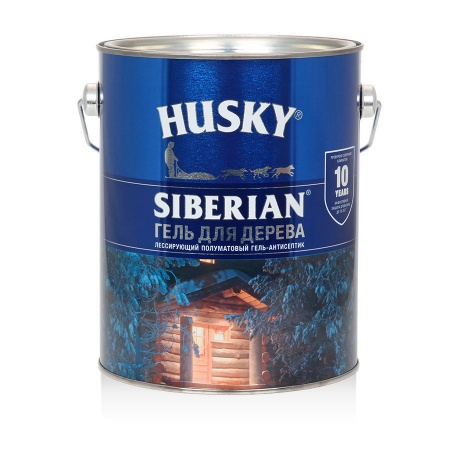 HUSKY SIBERIAN Гель-антисептик полуматовый каштан 0,9л/6шт