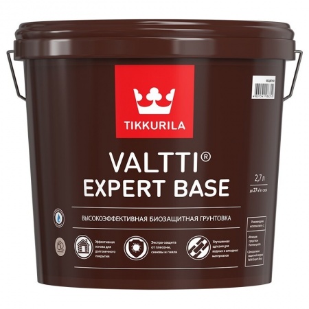 Tikkurila VALTTI  EXPERT BASE биозащитная грунтовка 0,9л Валти Эксперт Бейс