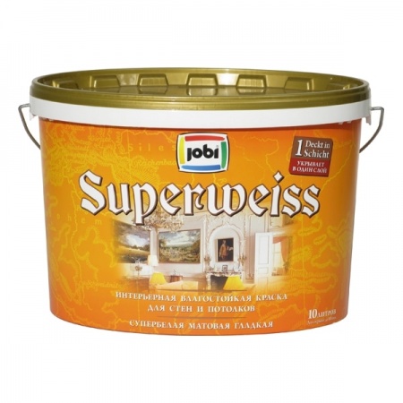 Jobi SUPERWEISS L3  -30С° Краска влагостойкая ( 5 л)