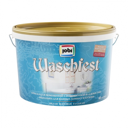 Jobi WASCHFEST O2 Краска для ванных и кухонь ( 0,9 л)/ 6шт